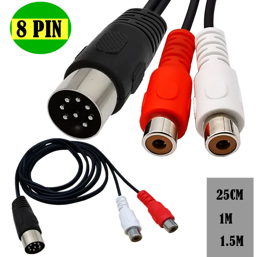 Musical Instrument Symbols - Cable Din de 8 pines a