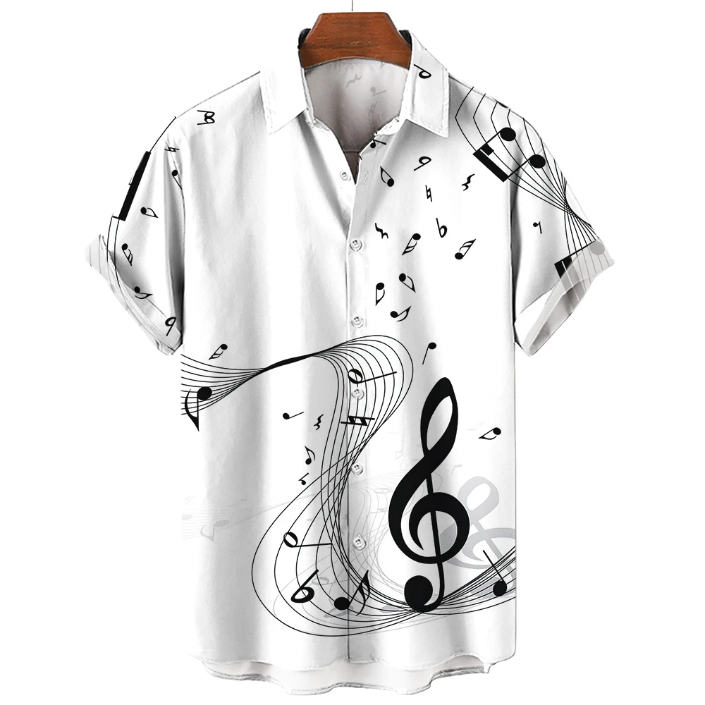 Musical Instrument Symbols - Nueva Camisa de Hombre 2026, Camisa