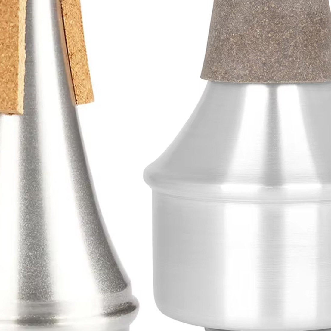 Musical Instrument Horn - Trompeta silenciosa silenciosa portátil, aleación de