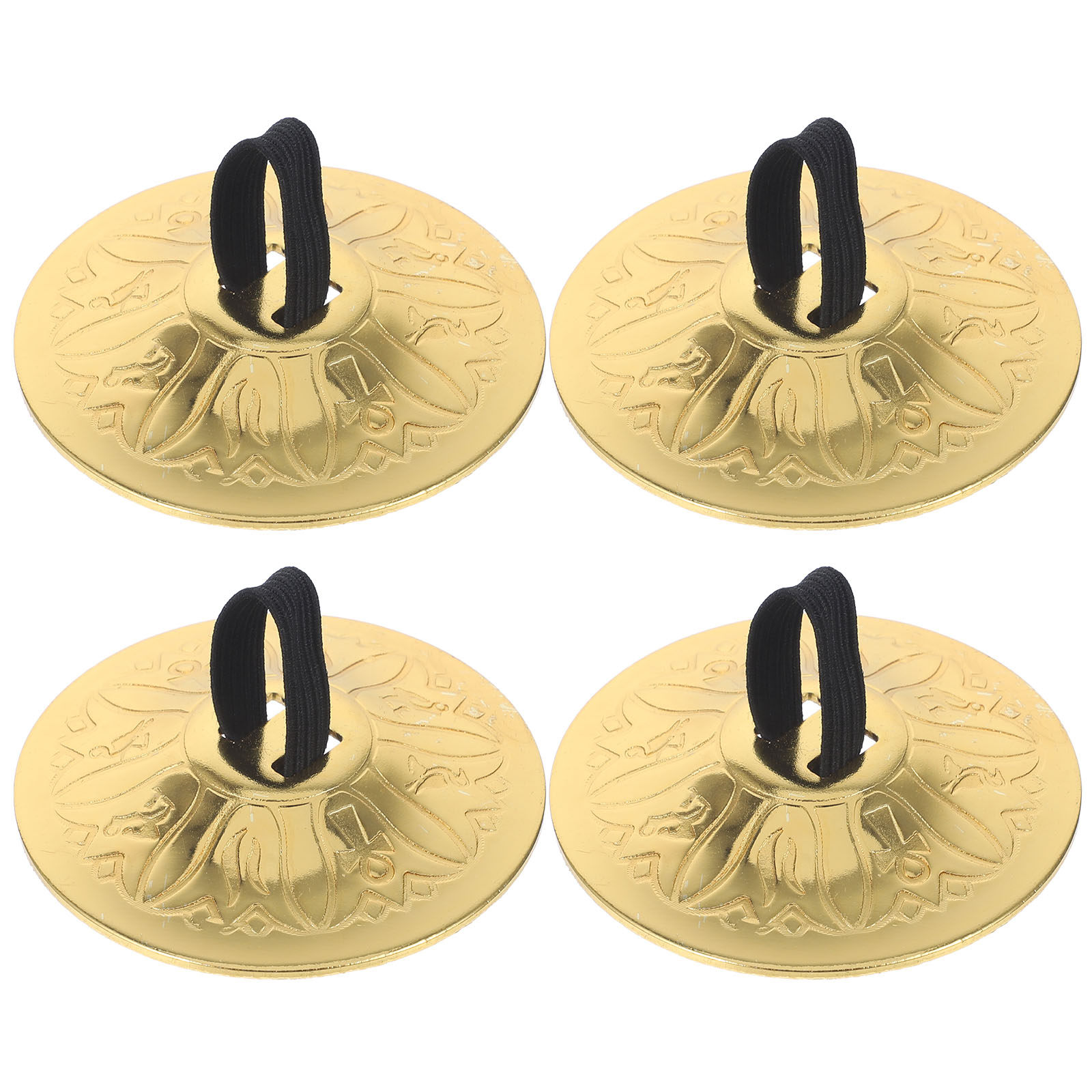 Musical Instrument Percussion - 2 Pares de Címbalos de Dedo,
