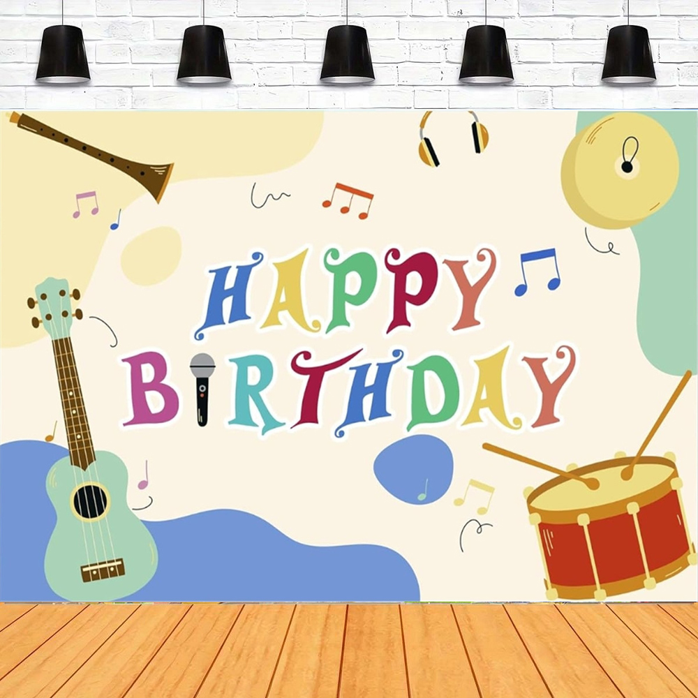 Musical Instrument Image - Fondo de Fotografía con Notas Musicales,