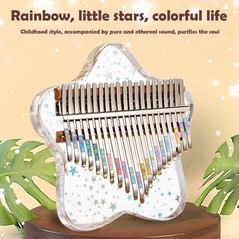 Musical Instrument Kalimba - Piano de dedo portátil de 21/17