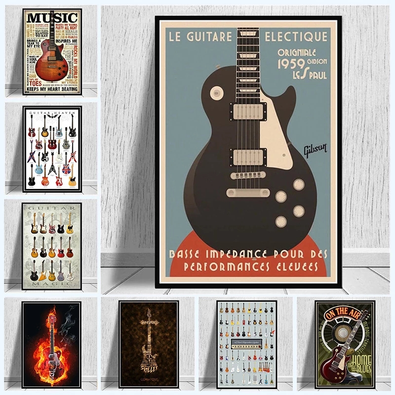 Musical Instrument Image - Colección de instrumentos de guitarra de