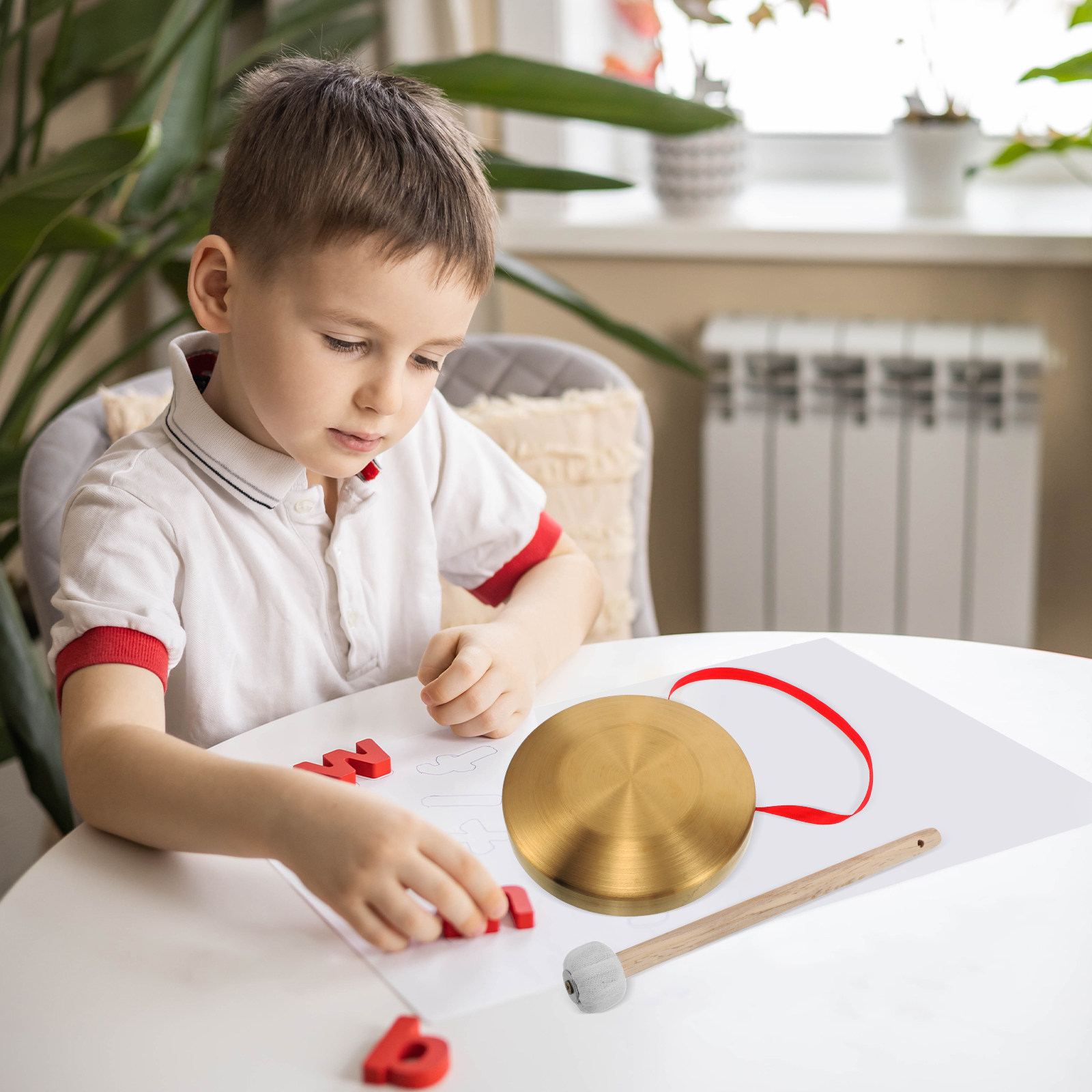 Musical Instrument Percussion - 1 Juego de Mini Gong de