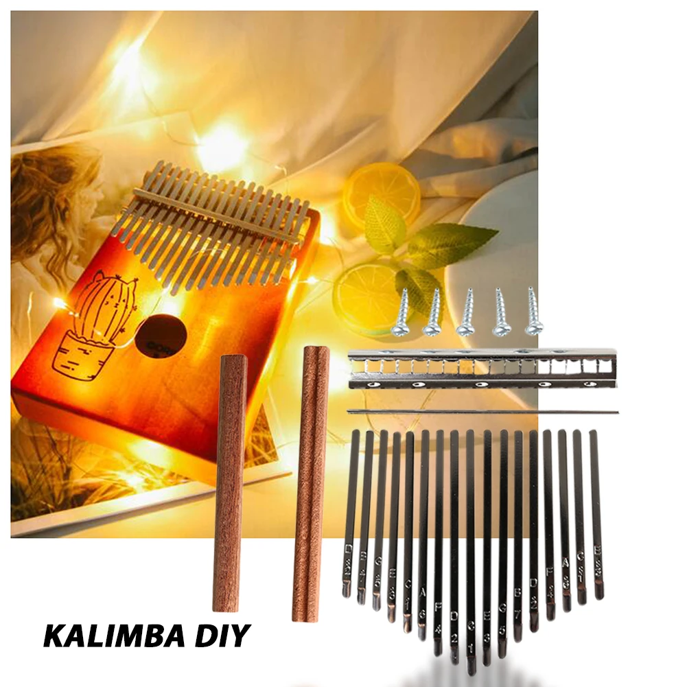 Musical Instrument Kalimba - DIY 17 tonos Kalimba llaves juego