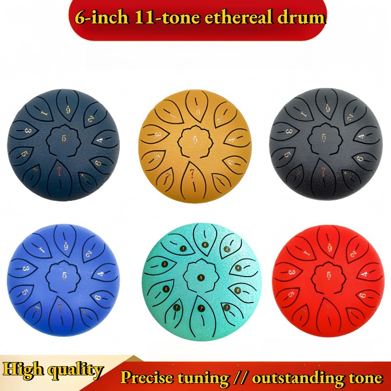 Musical Instrument Percussion - Tambor Etéreo de 6 Pulgadas con