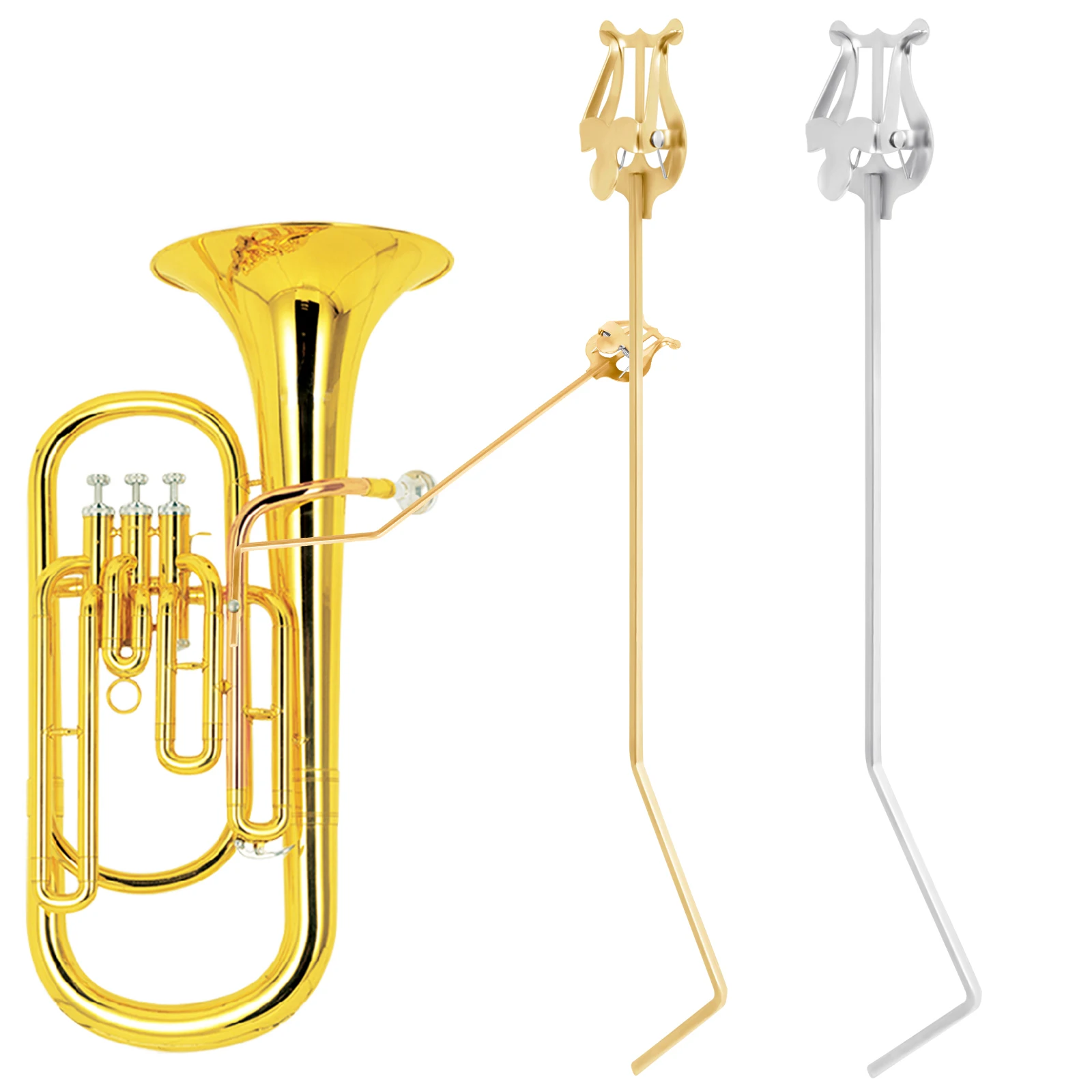 Soporte de música con llave de - Musical Instrument Horn reseña y precio