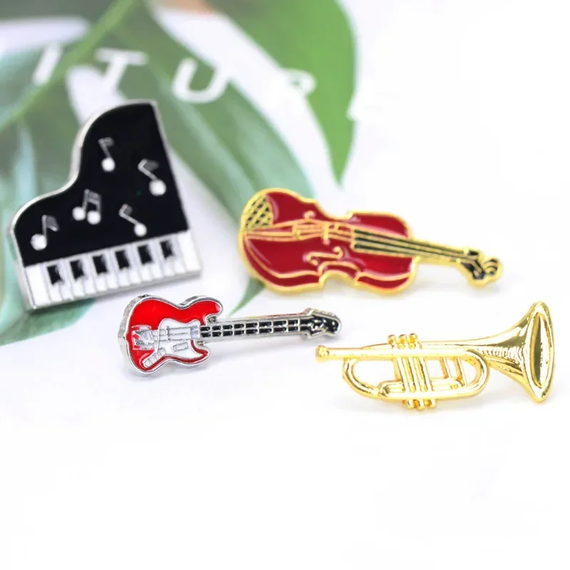 Alfileres esmaltados Retro cre - Musical Instrument Symbols reseña y precio