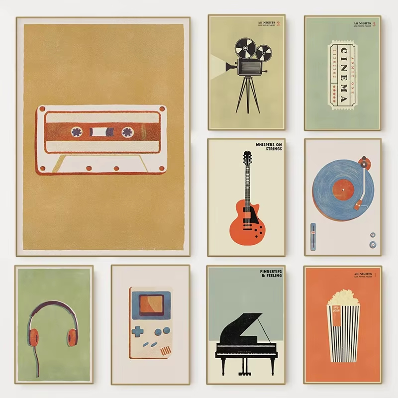Póster de Instrumentos Musical - Musical Instrument Image reseña y precio