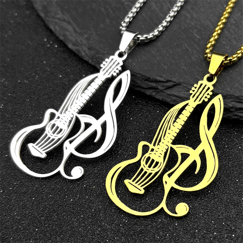 Collar con colgante de música  - Musical Instrument Symbols reseña y precio