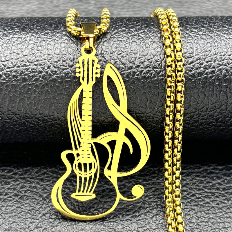 Collar con colgante de música  - Musical Instrument Symbols reseña y precio