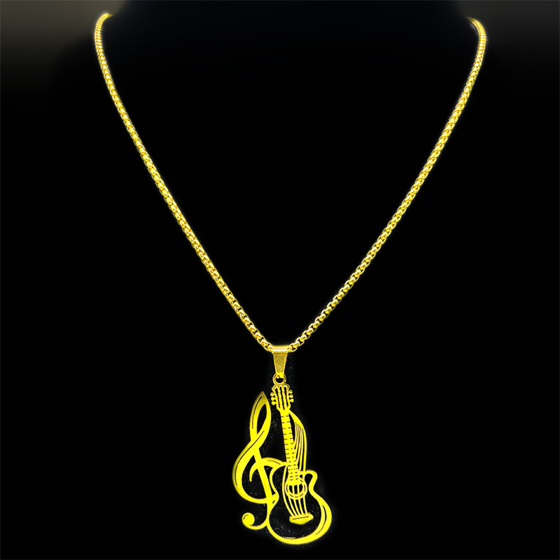 Collar con colgante de música  - Musical Instrument Symbols reseña y precio