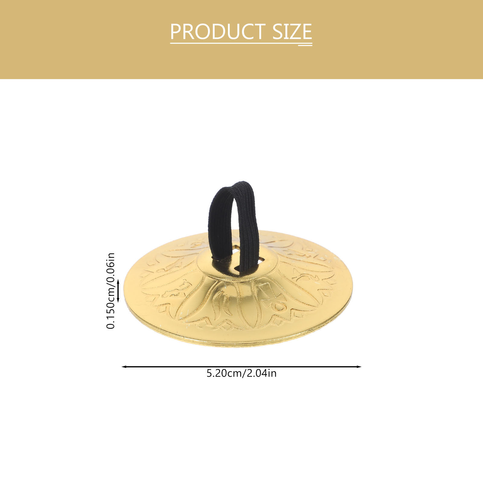2 Pares de Címbalos de Dedo, I - Musical Instrument Percussion reseña y precio