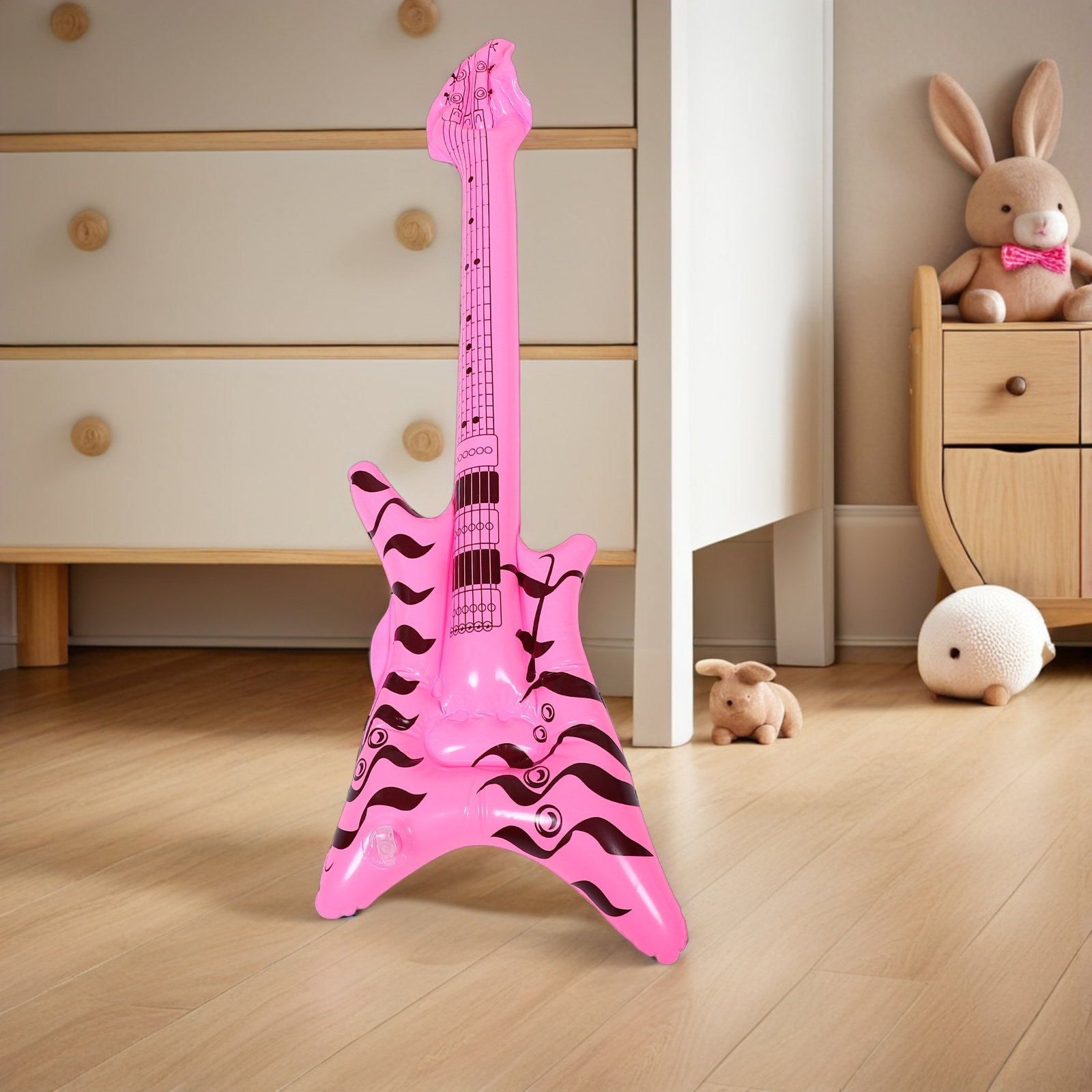 Guitarra Inflable de Rock and  - Musical Instrument That You Blow Into reseña y precio