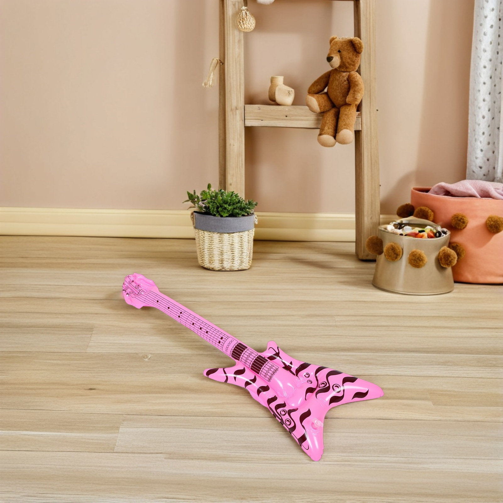Guitarra Inflable de Rock and  - Musical Instrument That You Blow Into reseña y precio