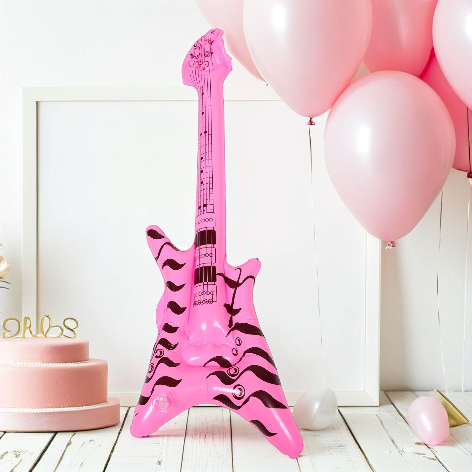 Guitarra Inflable de Rock and  - Musical Instrument That You Blow Into reseña y precio