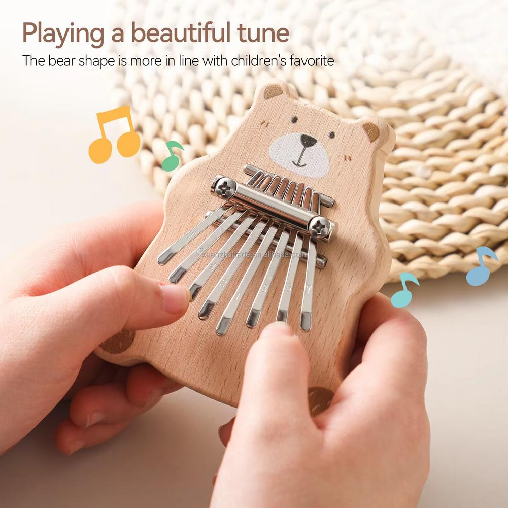 Mini Kalimba de 8 Teclas, Pian - Musical Instrument Kalimba reseña y precio