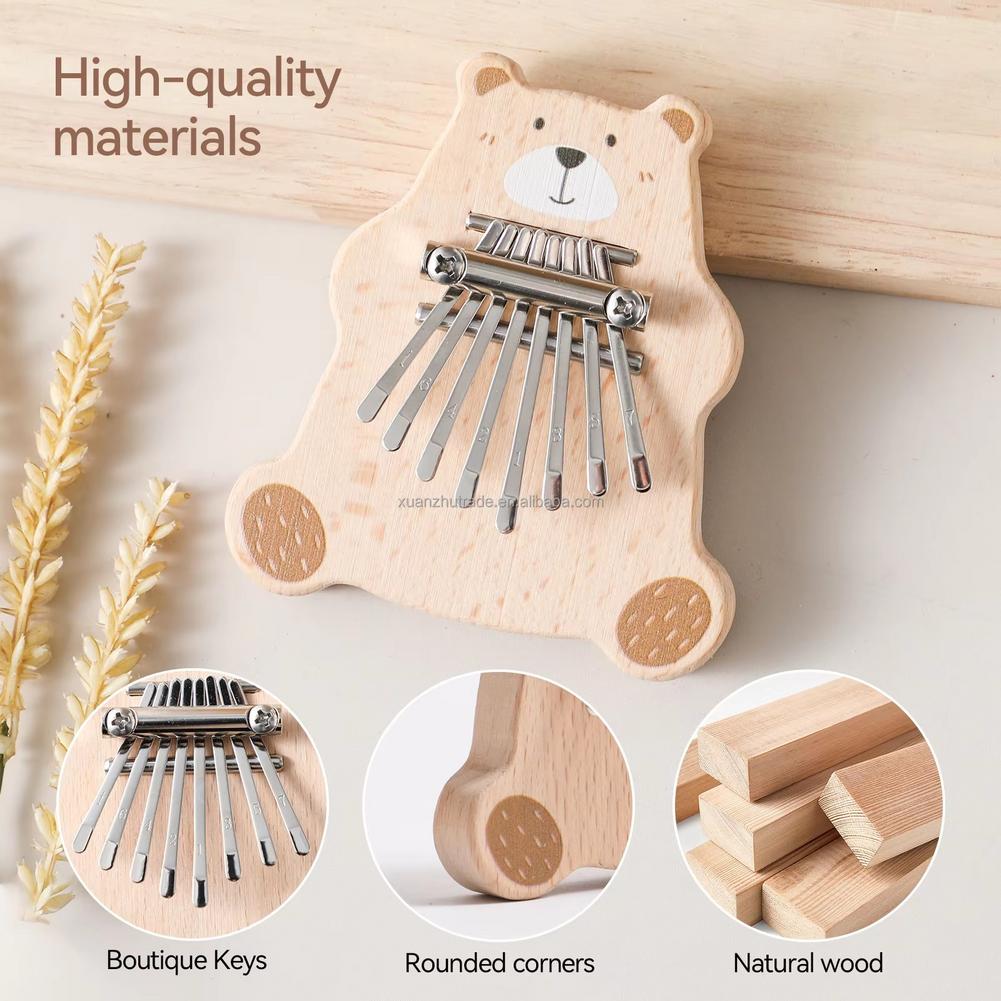 Mini Kalimba de 8 Teclas, Pian - Musical Instrument Kalimba reseña y precio