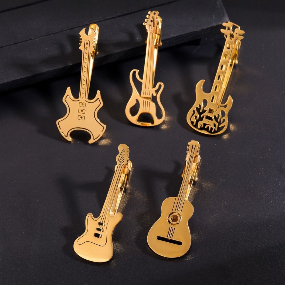 Clip de corbata de guitarra co - Musical Instrument Symbols reseña y precio