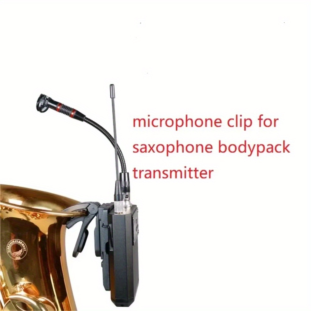 Clip de micrófono para saxofón - Musical Instrument Horn reseña y precio