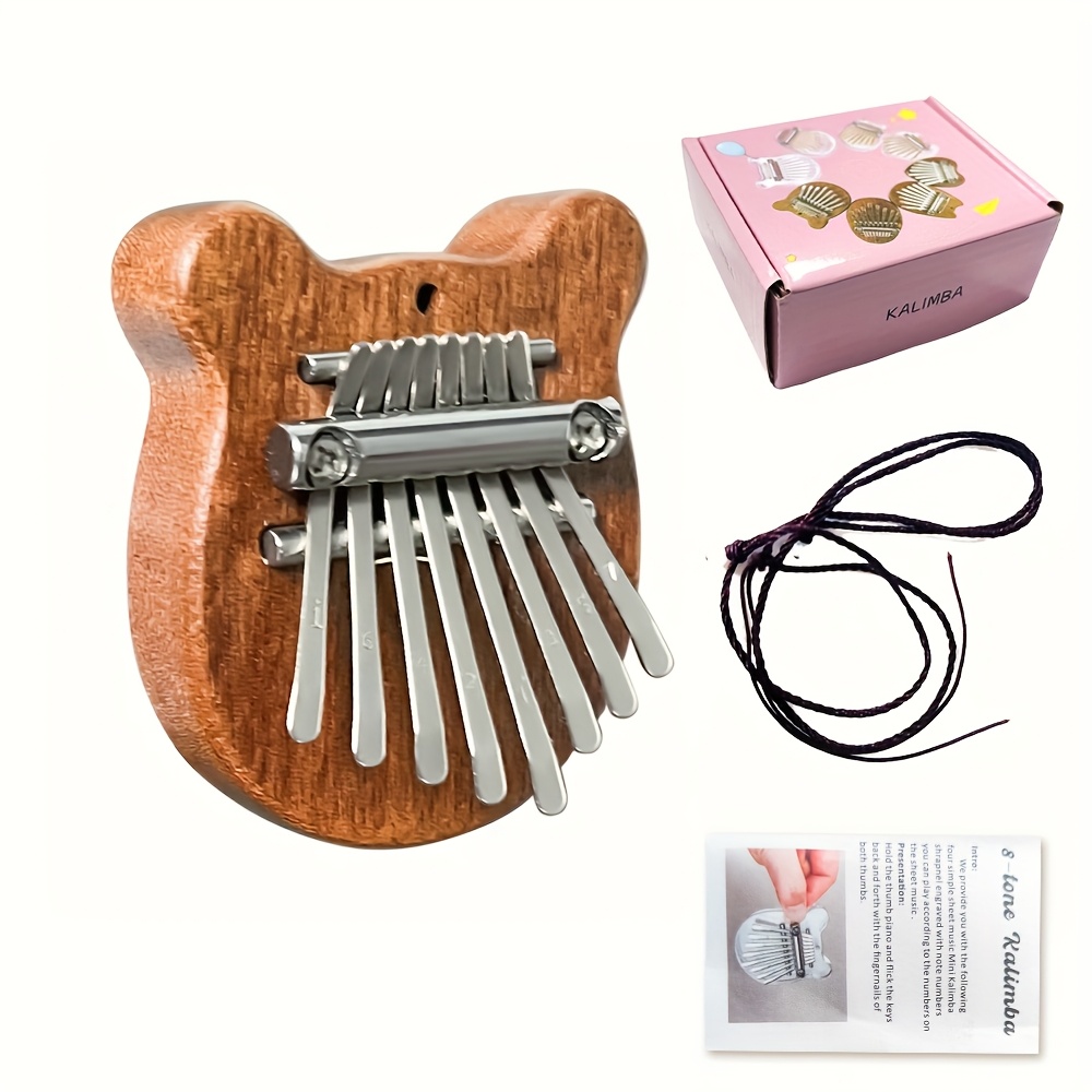Mini piano Kalimba de madera d - Musical Instrument Kalimba reseña y precio