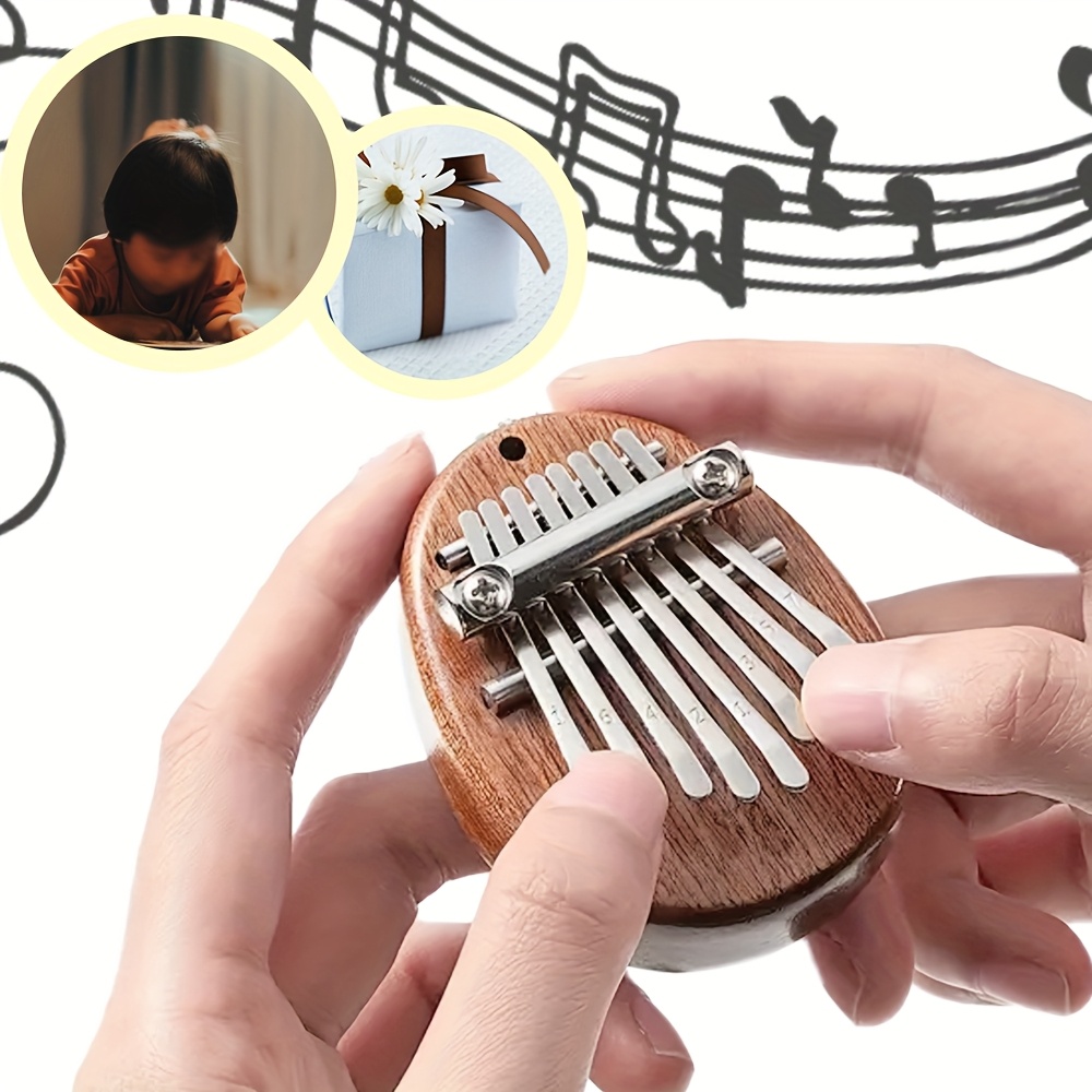 Mini piano Kalimba de madera d - Musical Instrument Kalimba reseña y precio