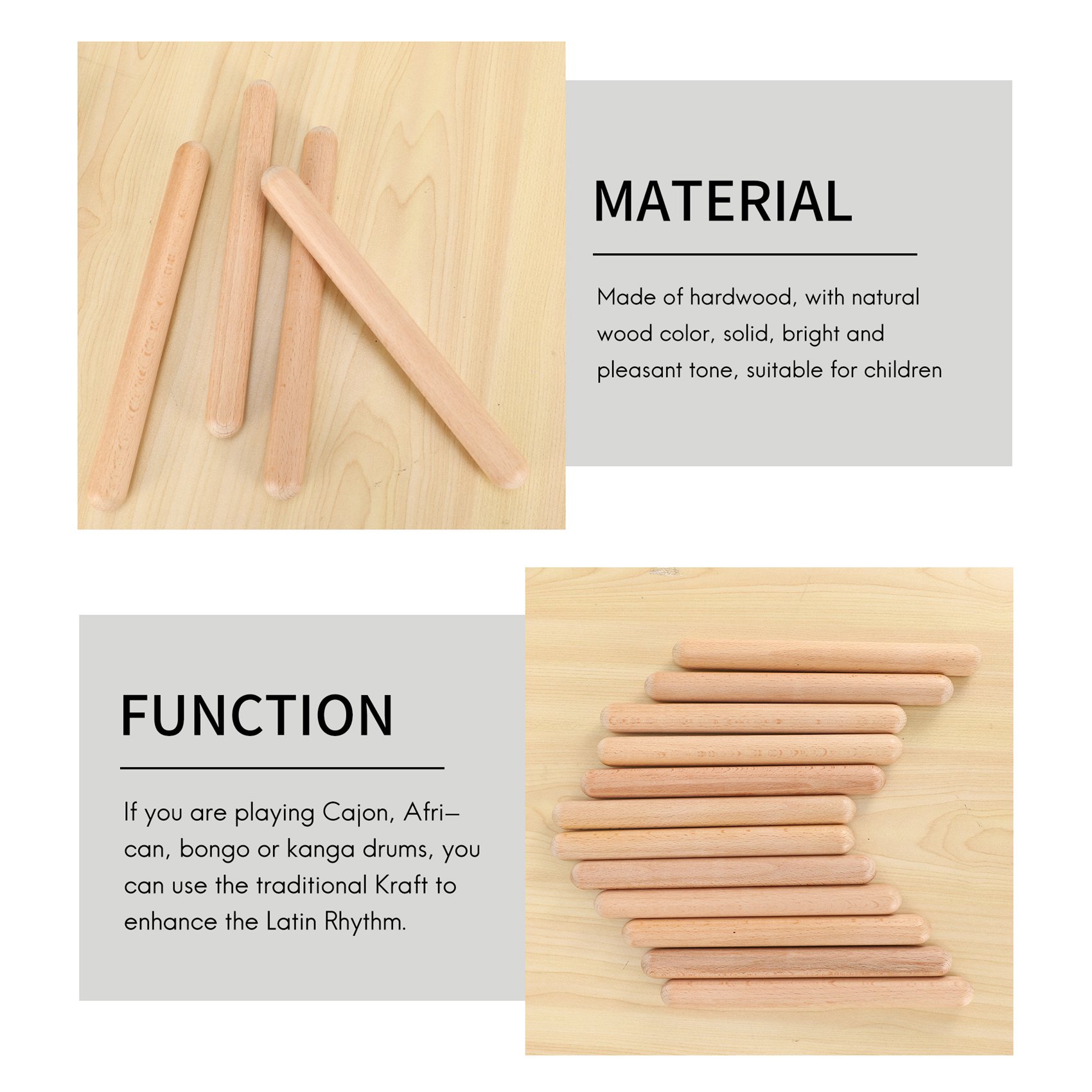 L79A 6 Pares de Claves de Made - Musical Instrument Percussion reseña y precio