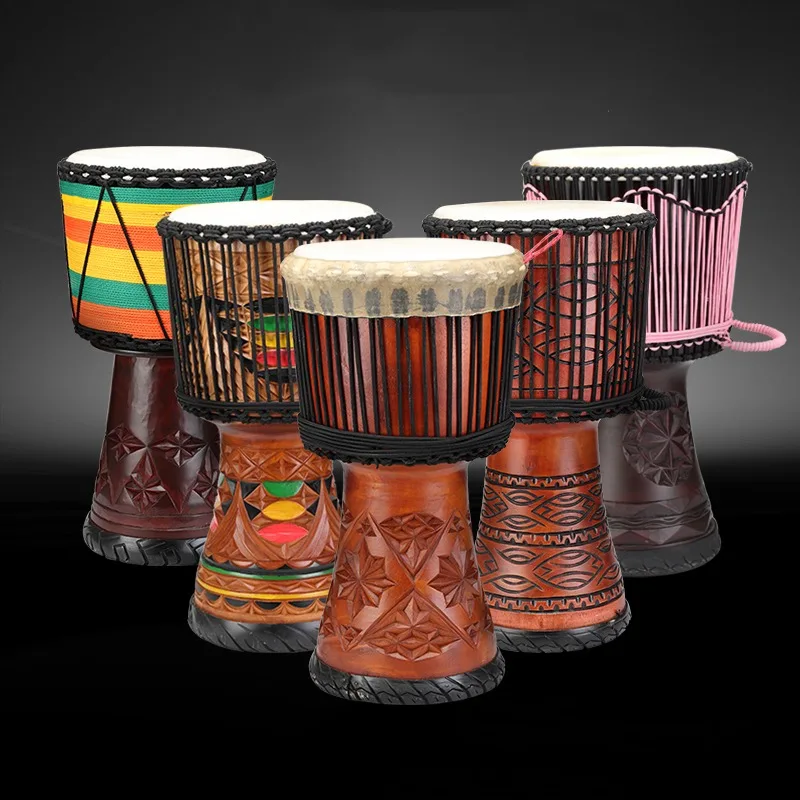 Tambor africano de caoba Djemb - Musical Instrument Percussion reseña y precio