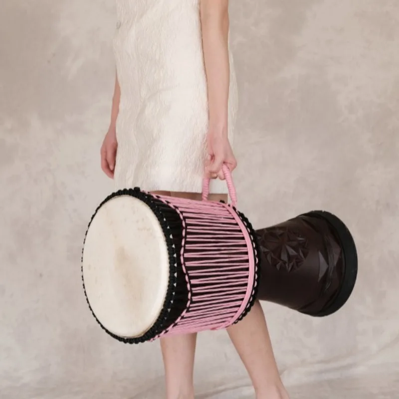 Tambor africano de caoba Djemb - Musical Instrument Percussion reseña y precio