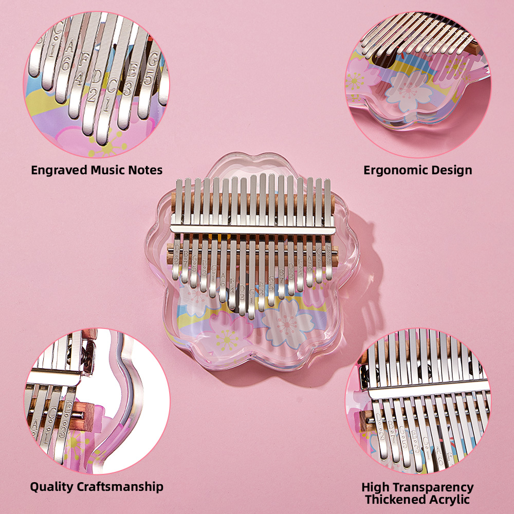 Mini Piano de pulgar portátil  - Musical Instrument Kalimba reseña y precio